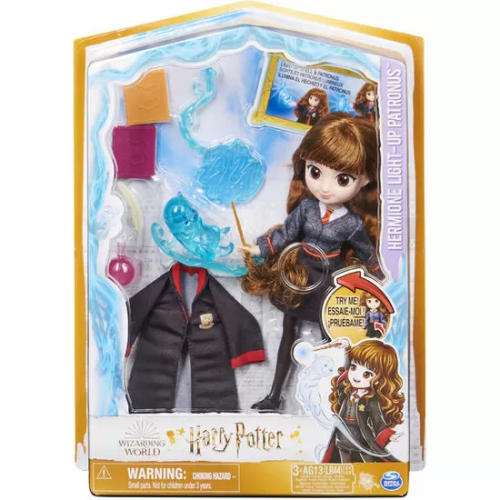 MUÑECA HERMIONE EFECTOS PATRONUS HARRY POTTER WIZARDING WORLD