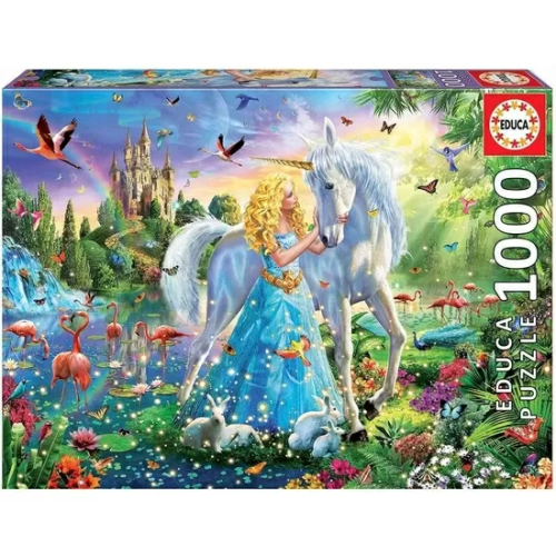 PUZZLE EDUCA 1000PZ PRINCESA UNICORNIO