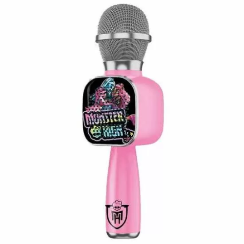 MICROFONO BLUETOOTH MONSTER HIGH CON MELODIAS Y ENTRADA USB 24,8X6,4X5,6CM