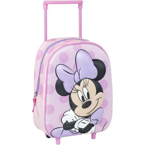 MOCHILA INFANTIL TROLLEY 3D MINNIE