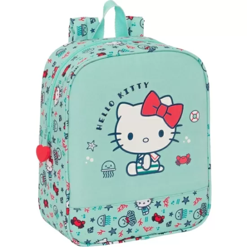 MOCHILA GUARDERIA ADAPT.CARRO HELLO KITTY 