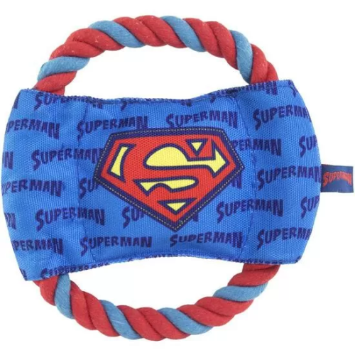 CUERDA DENTAL PARA PERRO SUPERMAN BLUE