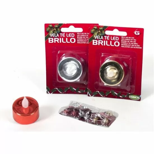 VELA TE LED BRILLO 3.5X4CM 3STD