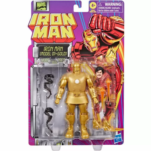 FIGURA IRON MAN MODEL 01-GOLD IRON MAN MARVEL 15CM