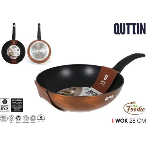 SARTEN WOK 28CM FOODIE QUTTIN