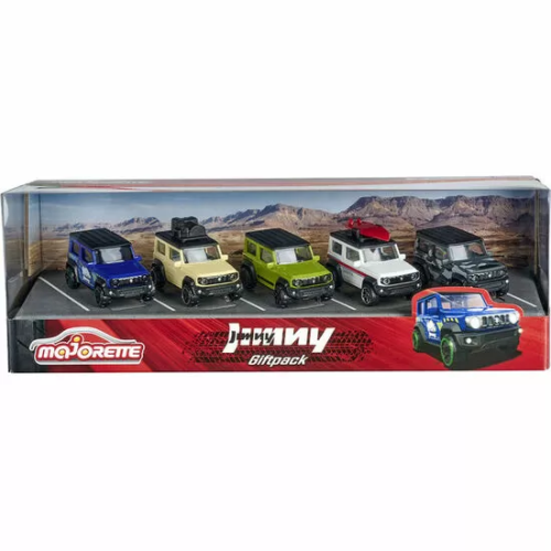 SET 5 COCHES METAL SUZUKI JIMY 7,5CM