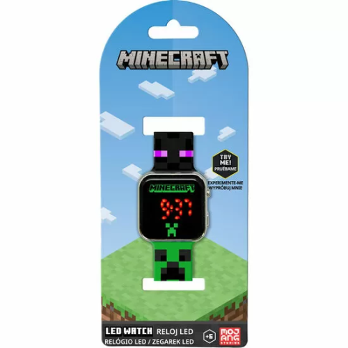 RELOJ LED MINECRAFT