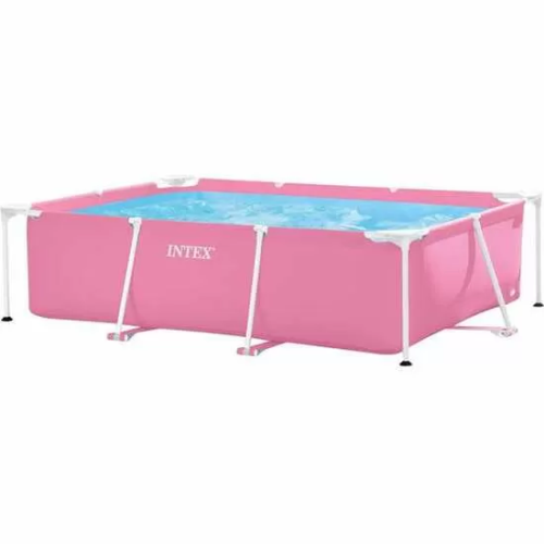 PISCINA SMALL FRAME FAMILIAR ROSA 220X150X60CM - 166