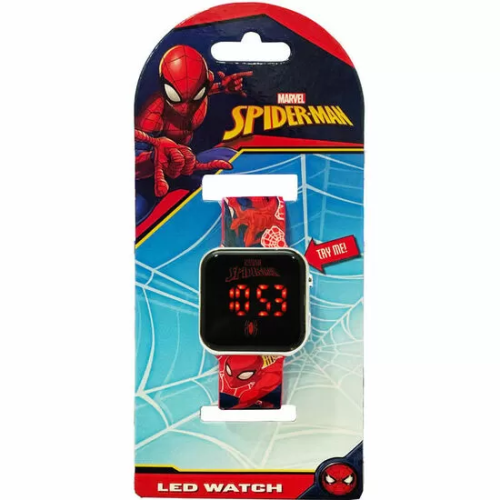 RELOJ SPIDERMAN MARVEL LED