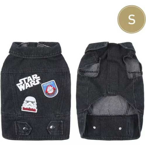 CHAQUETA VAQUERA PARA PERROS S STAR WARS GRAY