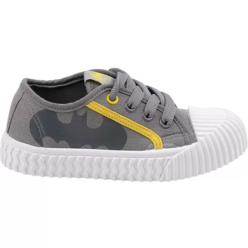 ZAPATILLA LONETA SUELA PVC CORDONES BATMAN GRAY