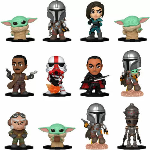 EXPOSITOR 12 FIGURAS MYSTERY MINIS STAR WARS THE MANDALORIAN SURTIDO