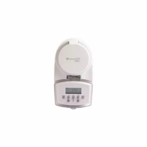 PROGRAMADOR DIGITAL EXTERIOR IP44 1SEMANA-1MIN 20PROG MINI BLANCO 7HSEVENON ELEC TF1