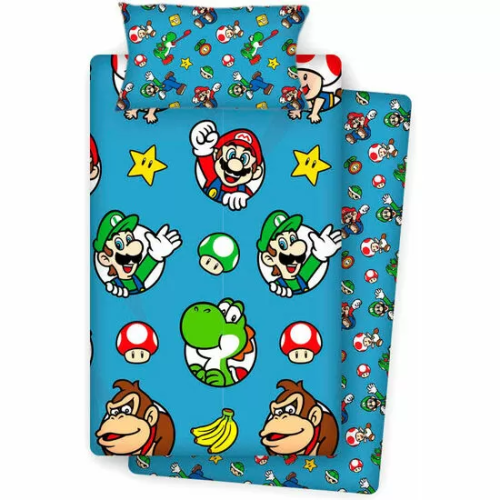 JUEGO SABANAS SUPER MARIO BROS 90CM