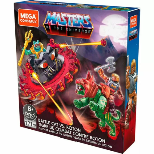 CONSTRUCCION MEGA CONTRUX BATTLE CAT VS ROTON MASTERS OF THE UNIVERSE ORIGINS