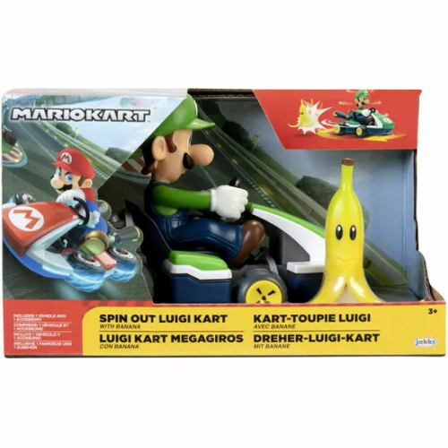 FIGURA LUIGI KART MEGAGIROS MARIO KART 6,5CM