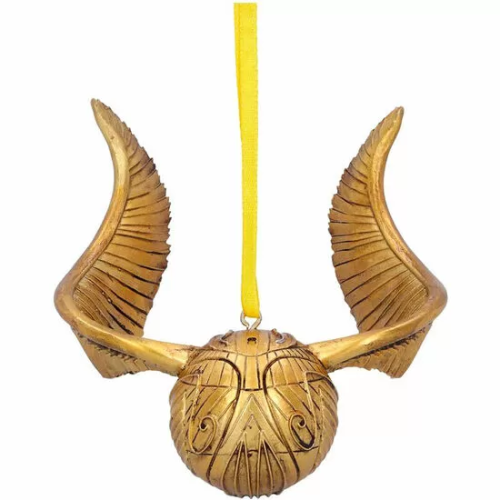 ADORNO NAVIDAD SNITCH DORADA HARRY POTTER