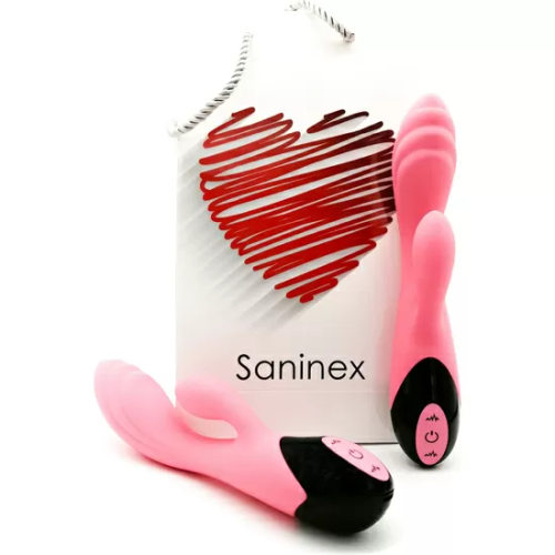 SANINEX SWAN - VIBRADOR PUNTO G & CLÍTORIS 10 VELOCIDADES - ROSA