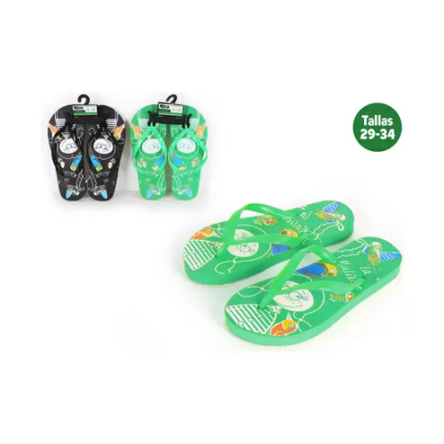 ZAPATILLAS PLAYA NIÑOS DOLLS VERDE TALLA 29