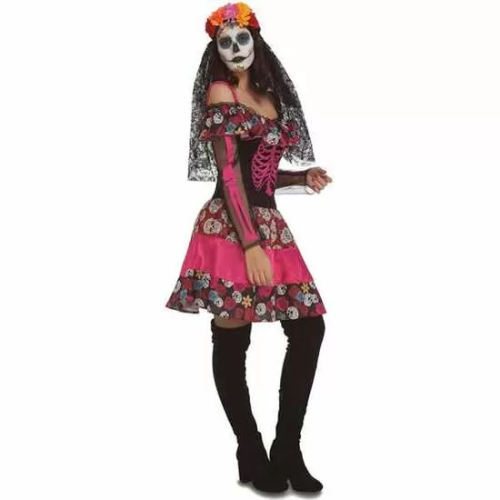 DISFRAZ DÍA DE LOS MUERTOS TALLA M-L