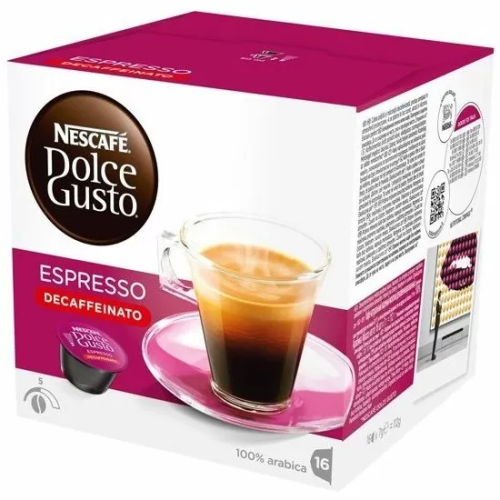 DOLCE GUSTO CAFÉ ESPRESSO DESCAFEINADO RED SUAVE 16UDS