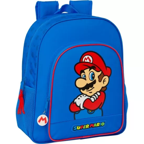 MOCHILA JUNIOR ADAPT.CARRO SUPER MARIO 