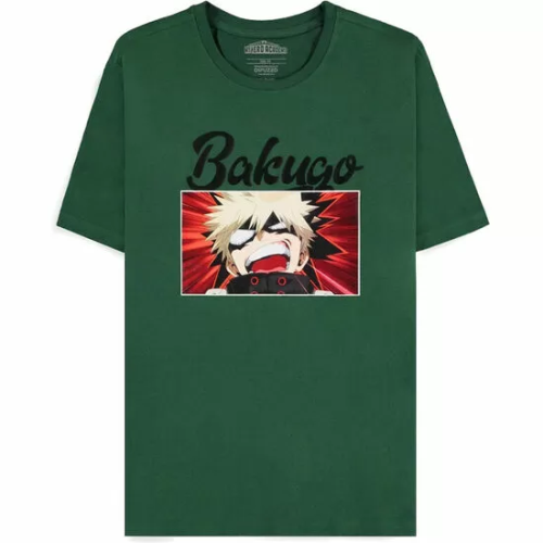 CAMISETA GREEN BAKUGO MY HERO ACADEMIA