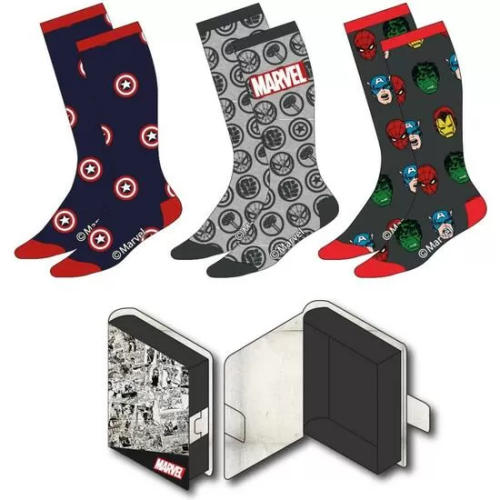 PACK CALCETINES 3 PIEZAS MARVEL