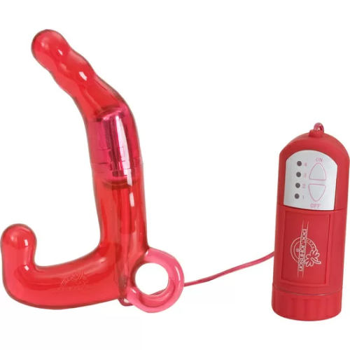 MEN PLEASURE WAND - VIBRADOR MASCULINO ROJO