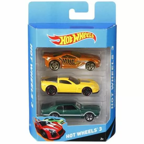 COCHE HOT WHEELS PACK DE 3 COCHES - MODELOS SURTIDOS