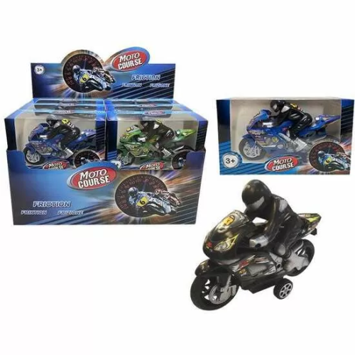 MOTO CARRERAS FRICCION 38X25X20 CM - MODELOS SURTIDOS