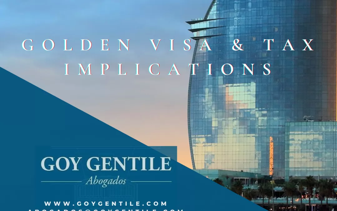 October 29th | Webinar | Golden Visa and Tax Implications