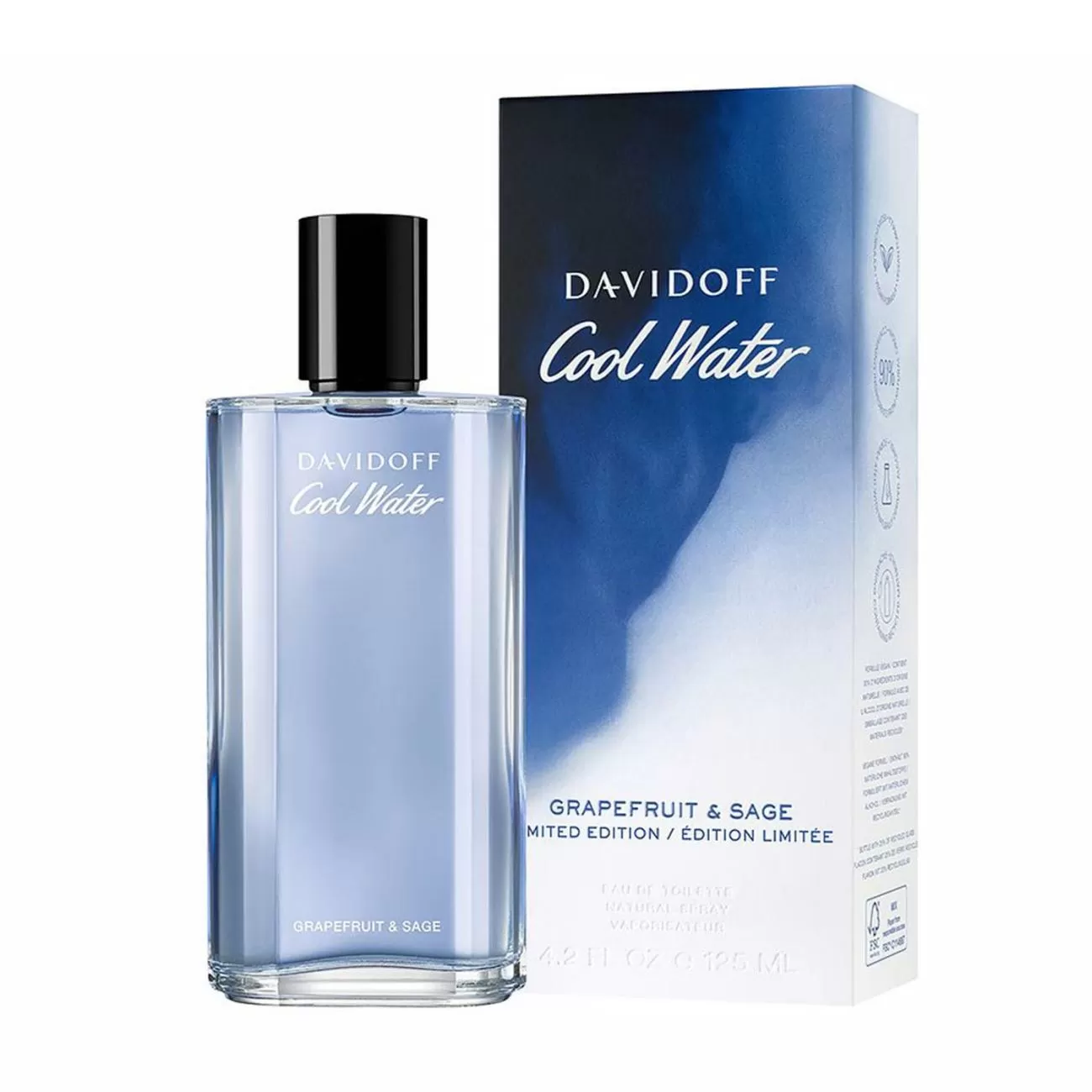 DAVIDOFF COOL WATER EAU DE TOILETTE UVA & SAGE EDICION LIMITADA 125ML VAPORIZADOR