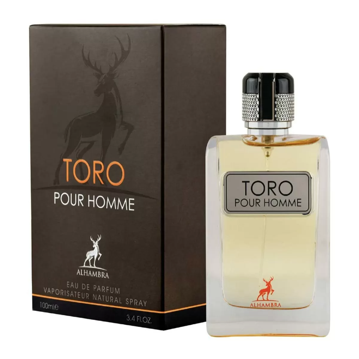 MAISON ALHAMBRA TORO POUR HOMME EAU DE PARFUM 100ML VAPORIZADOR