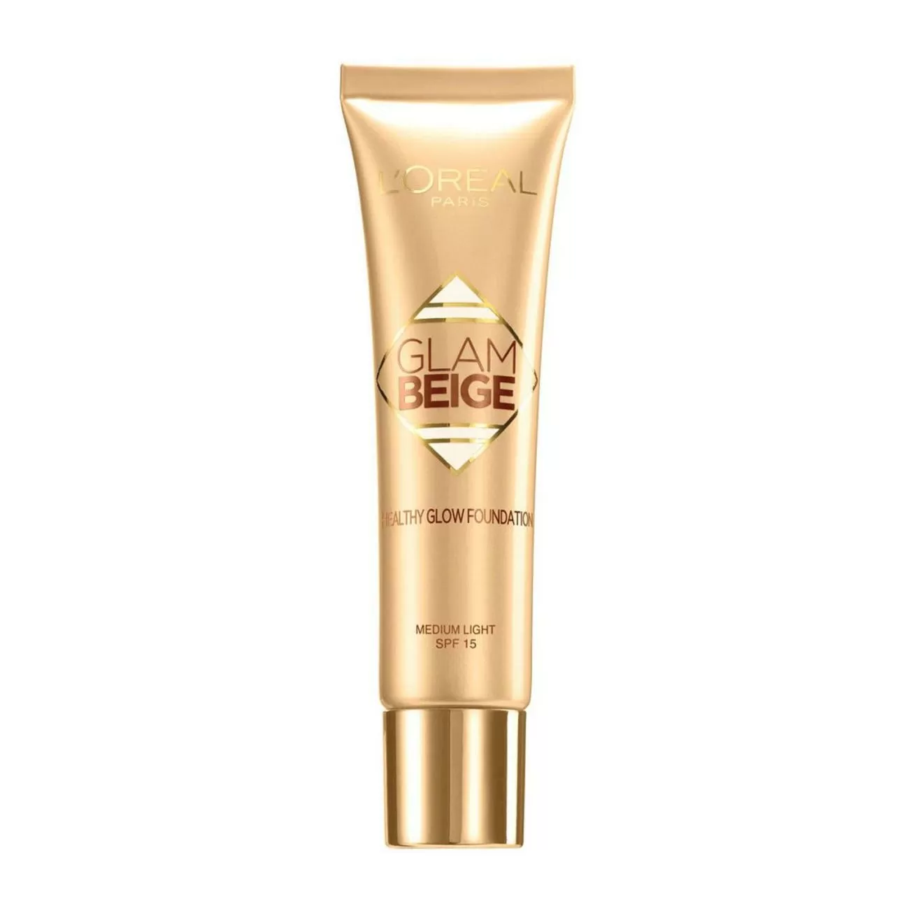 L'OREAL GLAM BEIGE GLOW FOUNDATION MEDIUM LIGHT 1UN