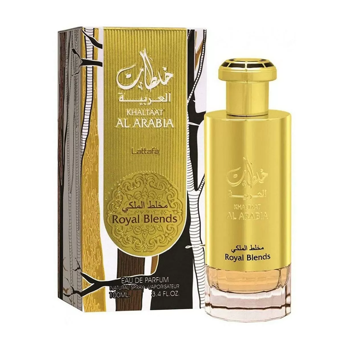 LATTAFA KHALTAAT AL ARABIA ROYAL BLENDS EAU DE PARFUM 100ML VAPORIZADOR