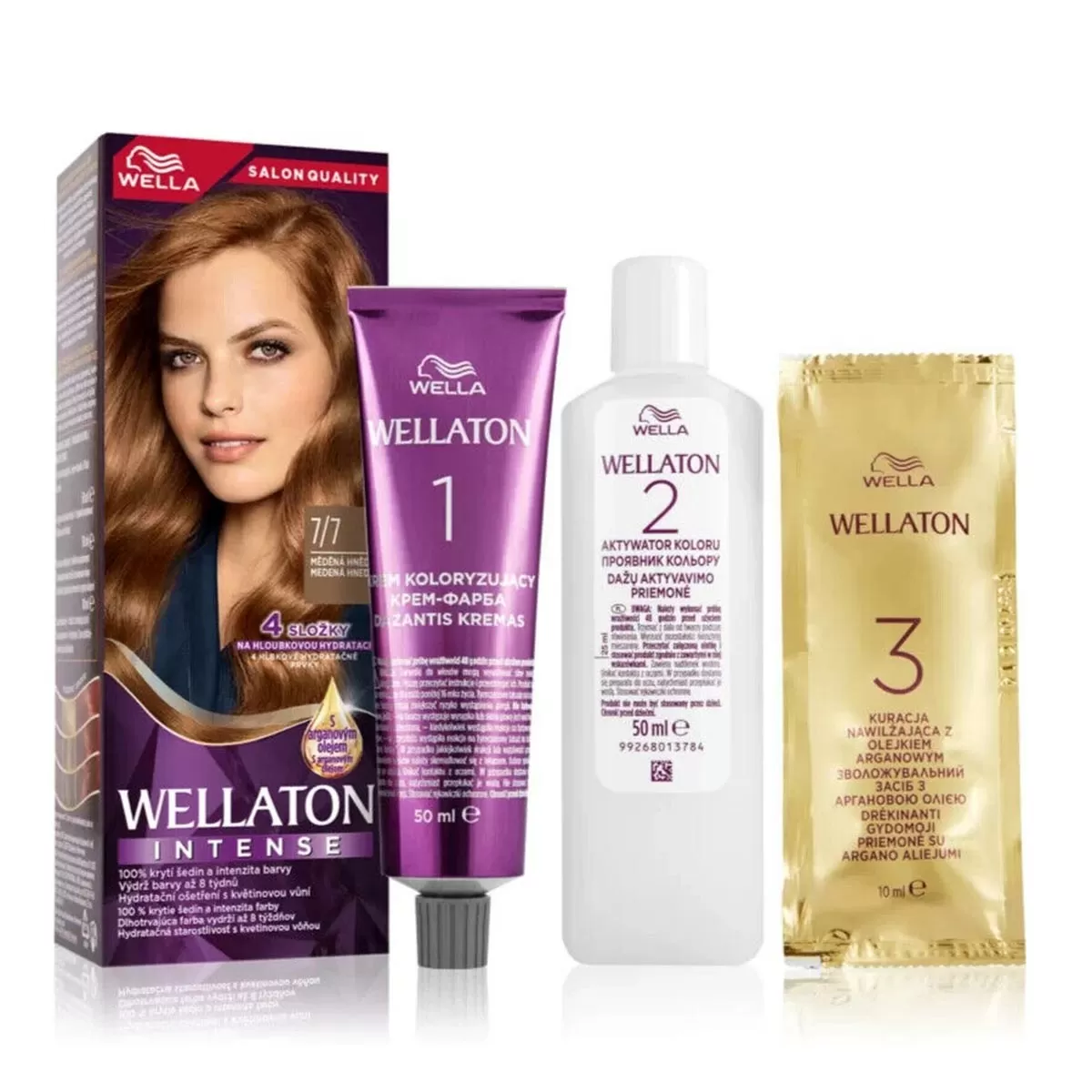 WELLA WELLATON INTENSE PERMANENT HAIR COLOR jul-17 50ML