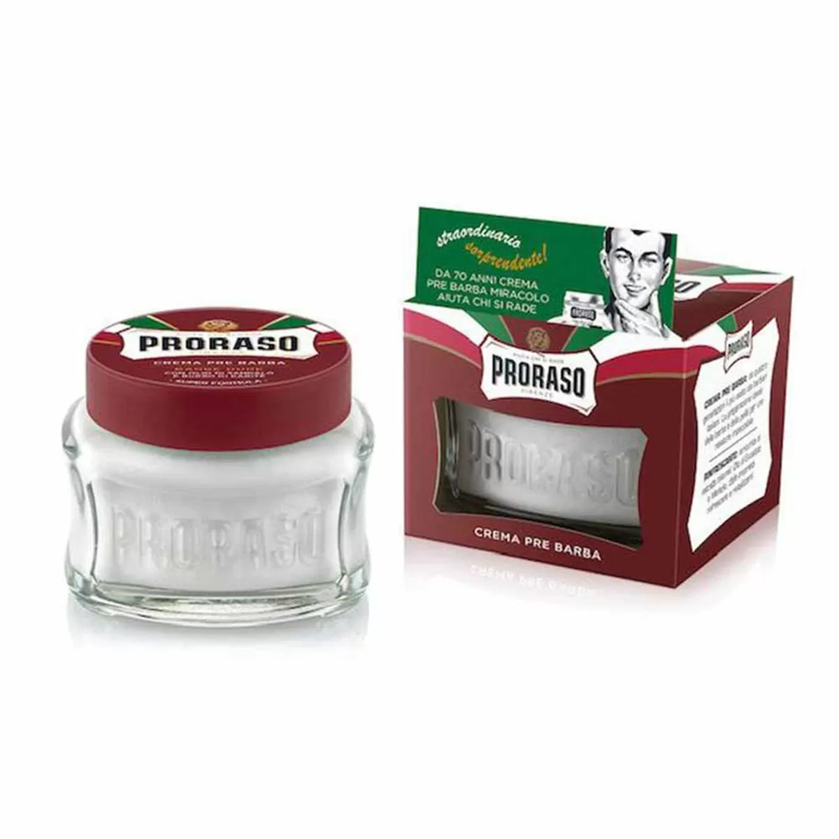 PRORASO ROJO CREMA PRE-AFEITADO 100ML