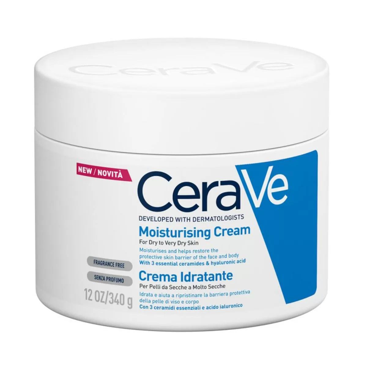 CERAVE MOISTURISING CREAM TARRO TARRO PIEL SECA A MUY SECA 340GR