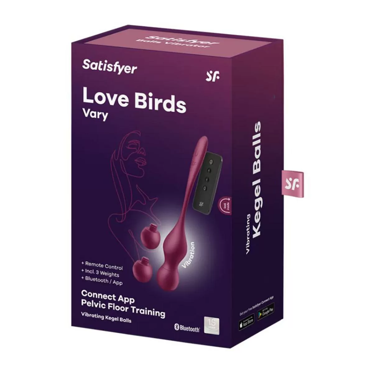 SATISFYER LOVE BIRDS VARY VIBRADOR ROJO 1UN