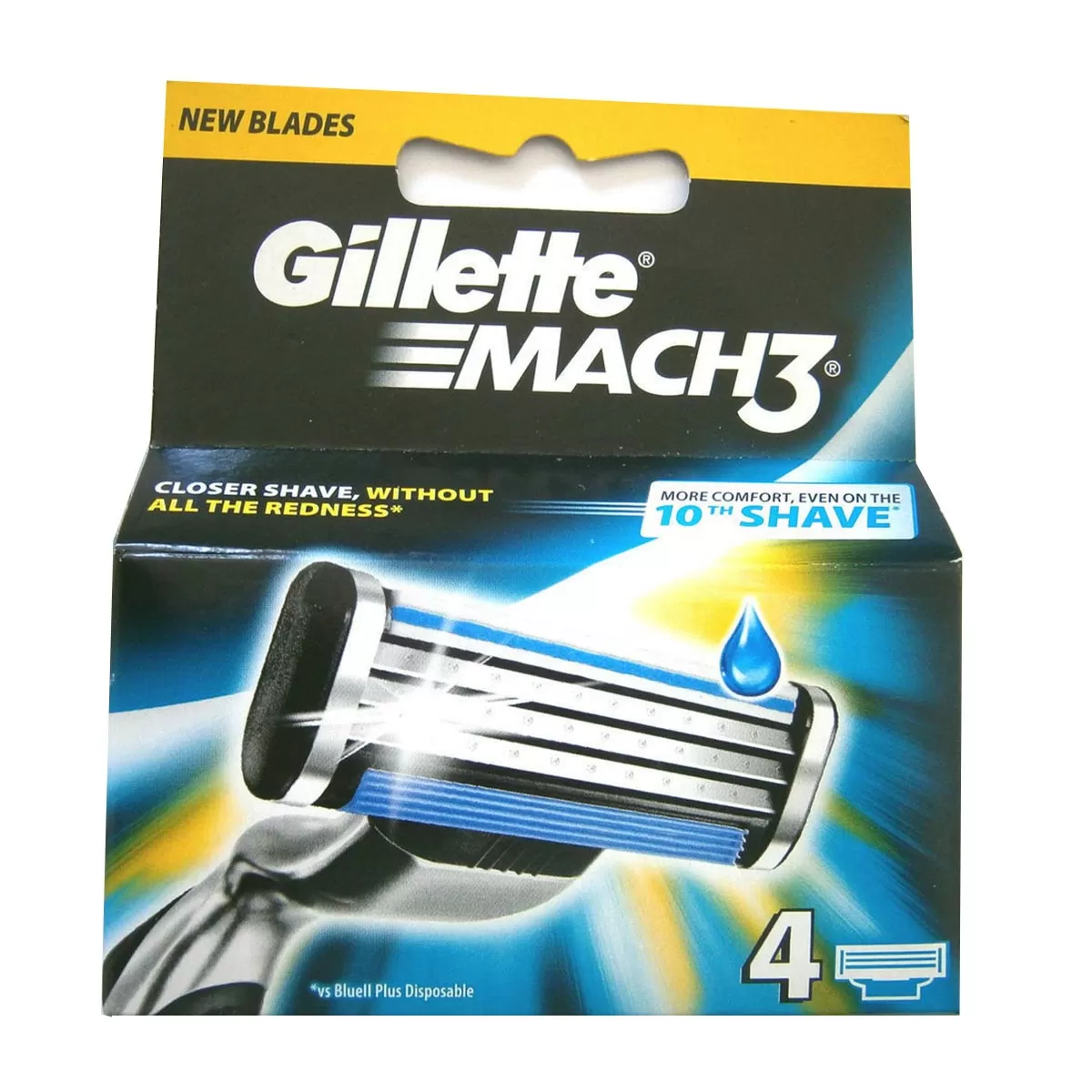 GILLETTE MACH3 RECAMBIO 4UD.