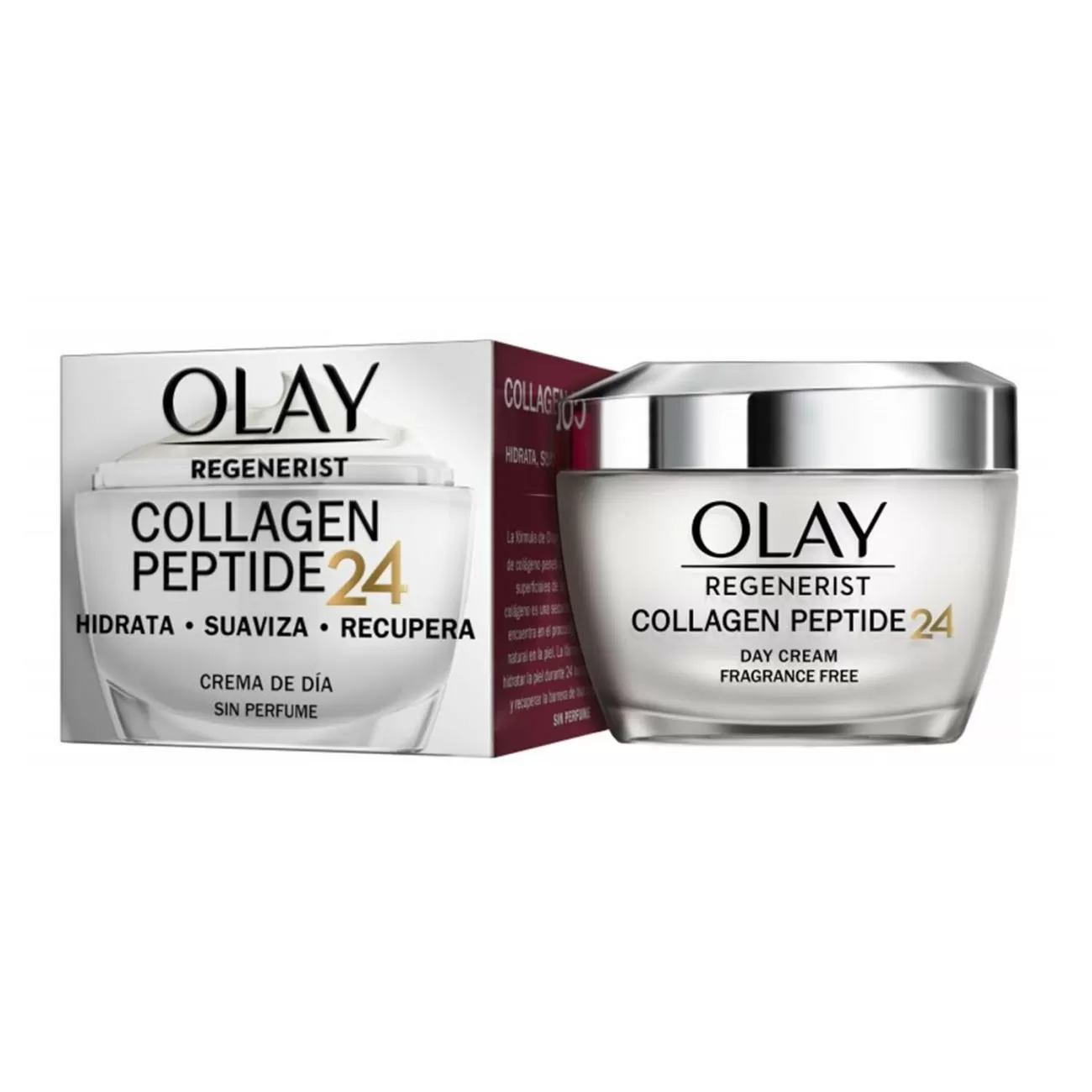 OLAY REGENERIST CREMA DE DIA COLLAGEN PEPTIDE SIN PERFUME 50ML