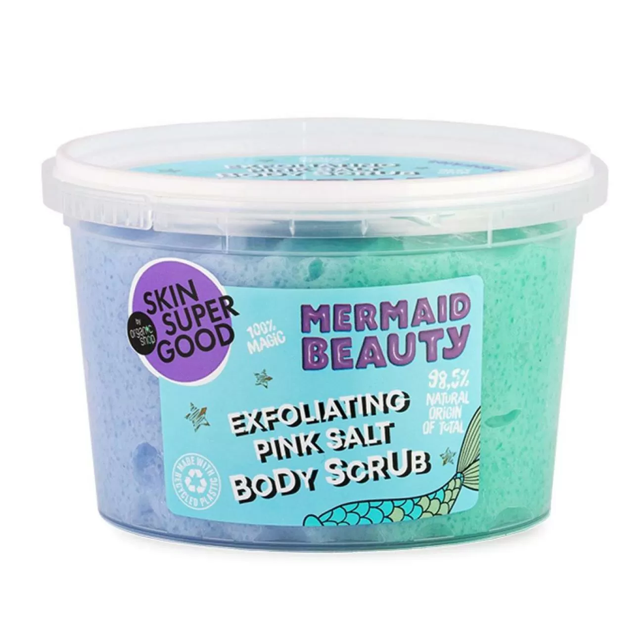 ORGANIC SHOP MERMAID BEAUTY EXFOLIANTE CORPORAL PINK SALT 250ML