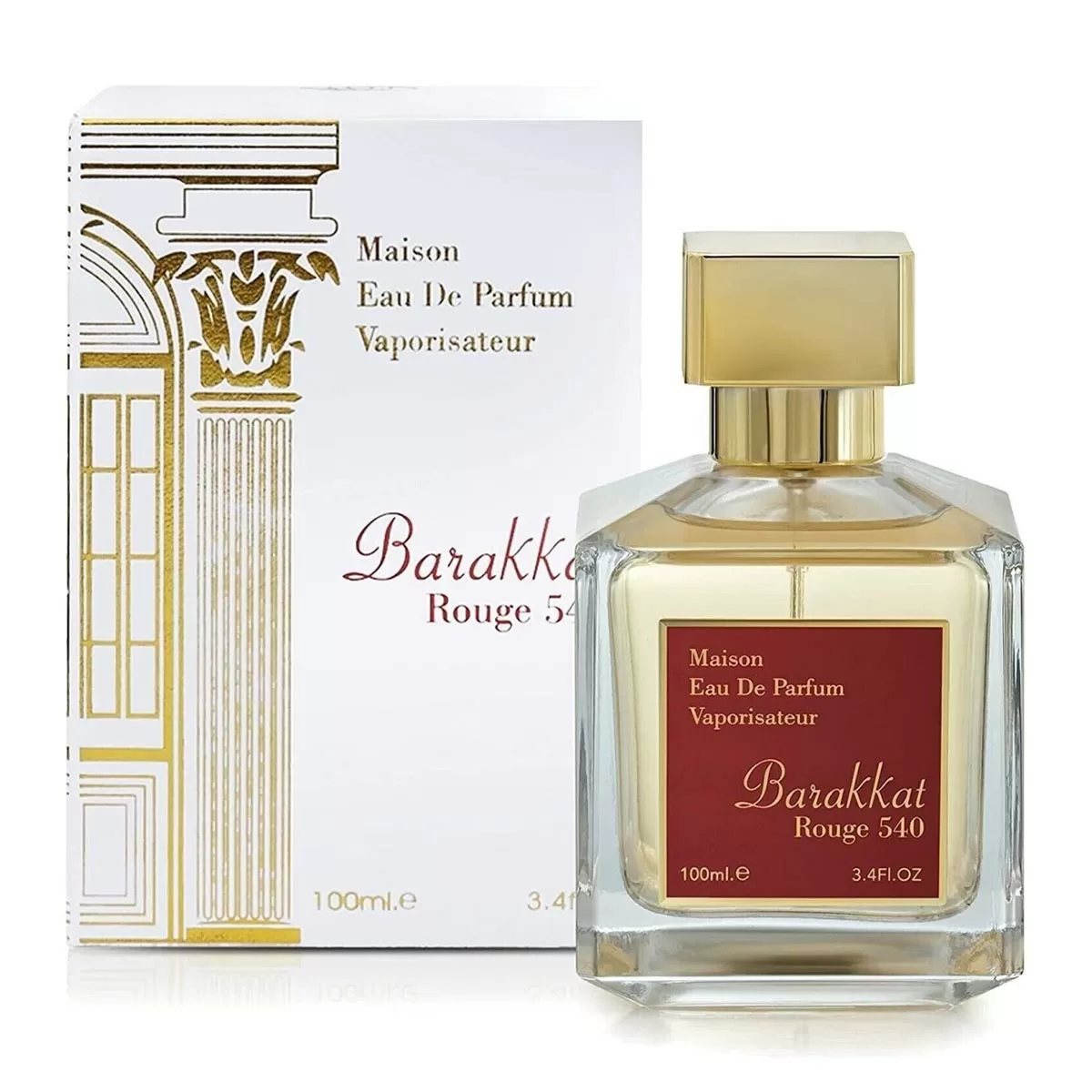 BARAKKAT ROUGE 540 MAISON EAU DE PARFUM 100ML VAPORIZADOR