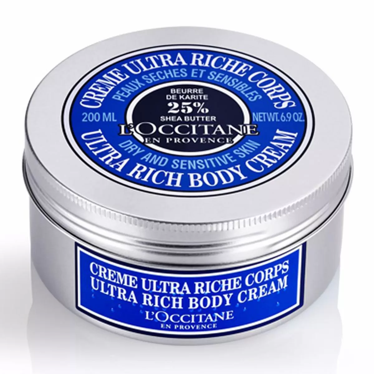 LOCCITANE SHEA BUTTER CREMA CORPORAL ULTRA-RICA PIEL SENSIBLE Y SECA 200ML