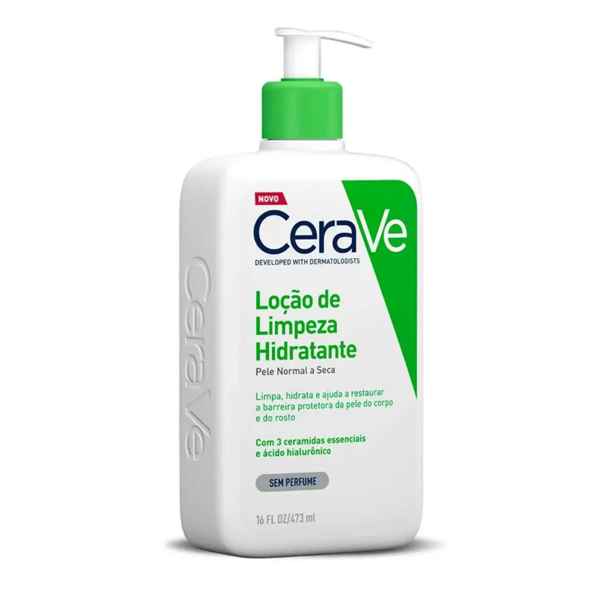 CERAVE HIDRATANTE LOCION LIMPIADORA PIEL NORMAL A SECA SIN PERFUME 473ML