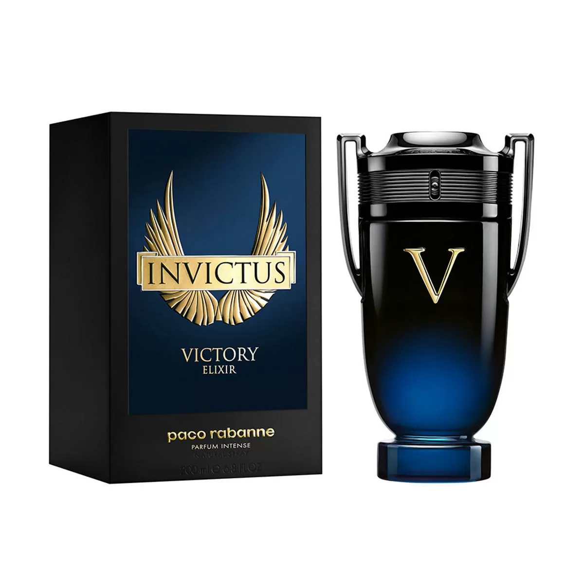 PACO RABANNE INVICTUS VICTORY ELIXIR EAU DEPAFUM INTENSE 200ML VAPORIZADOR