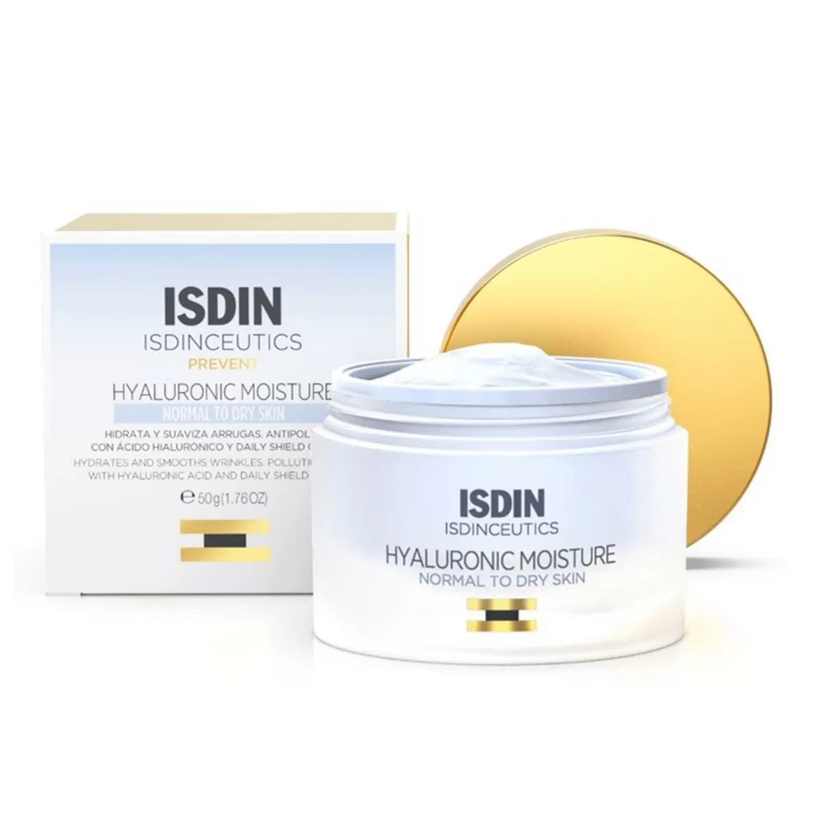 ISDIN PREVENT HYALURONIC CREMA SUAVIZANTE PIEL NORMAL A SECA 50GR