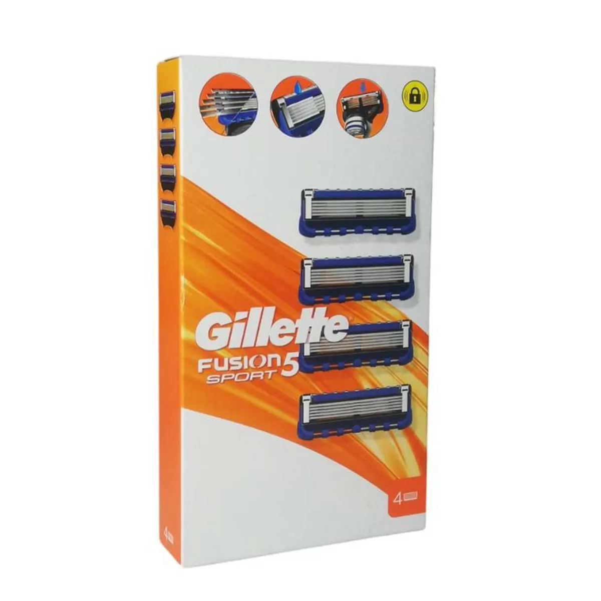 GILLETTE FUSION SPORT 5 RECAMBIO CUCHILLAS PACK 4UN