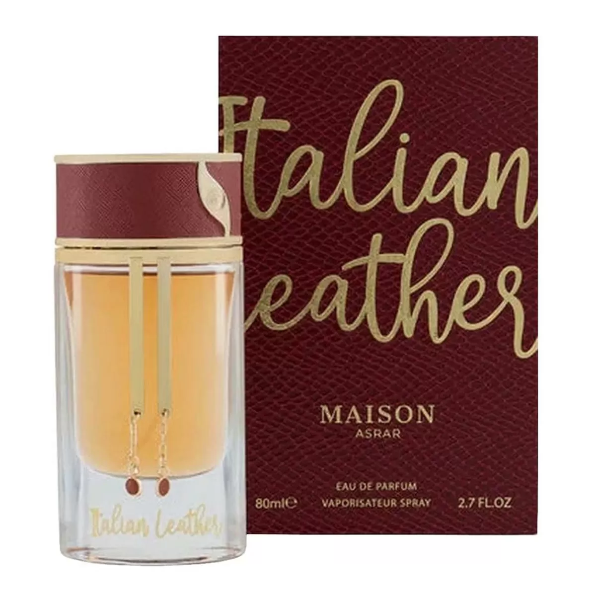 MAISON ASRAR ITALIAN LEATHER EAU DE PARFUM 80ML VAPORIZADOR